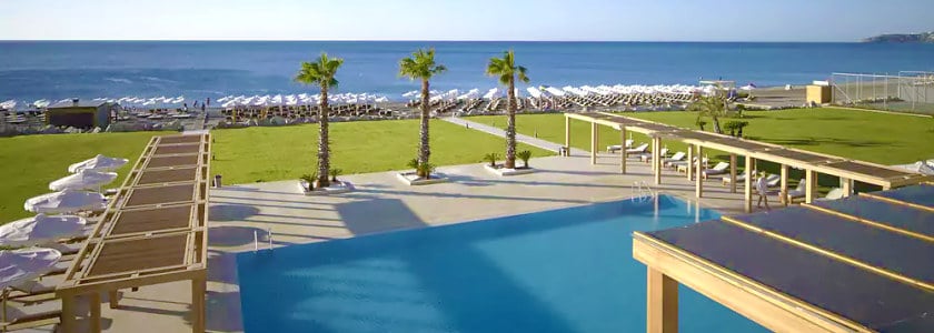 Mitsis Alila Resort & Spa šeimyninis viešbutis Rodo saloje